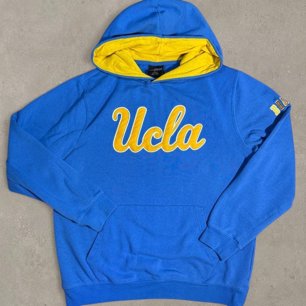 UCLA Bruins Hoodie Women's Medium Blue Gold College Core Pullover Sweatshirt